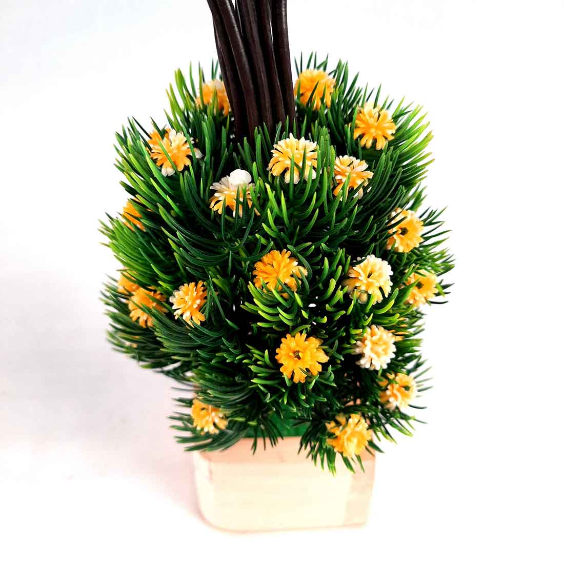 Artificial Plant with Pot- Apkamart #color_Yellow