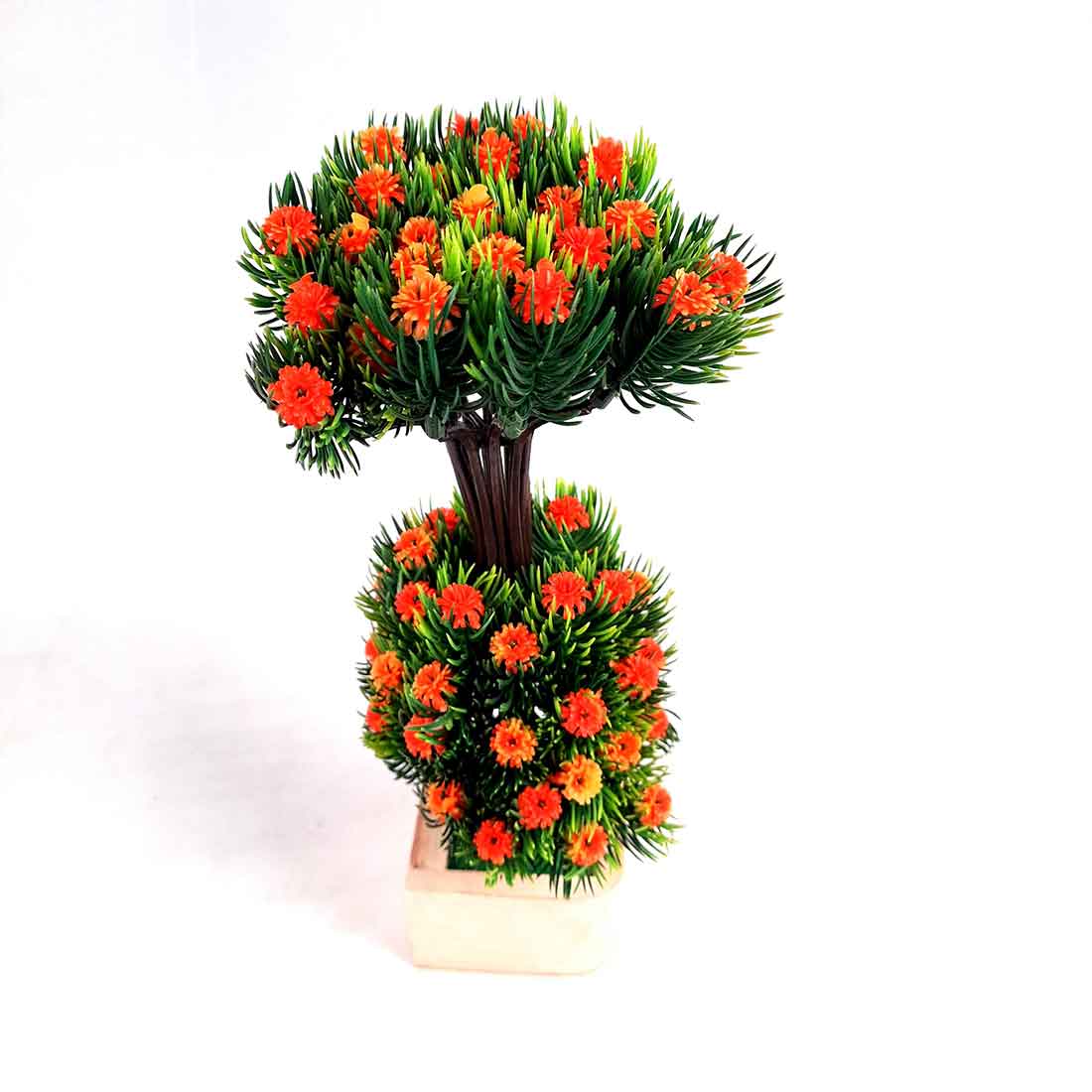 Artificial Plant with Pot- Apkamart #color_Orange