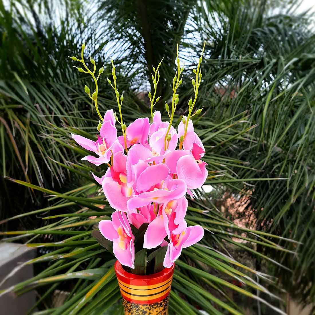 Artificial Flowers Bunch- Apkamart #color_Light Pink