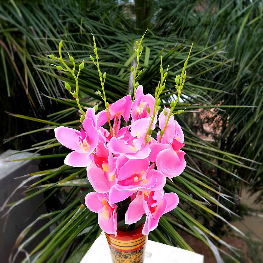 Artificial Flowers Bunch- Apkamart #color_Light Pink