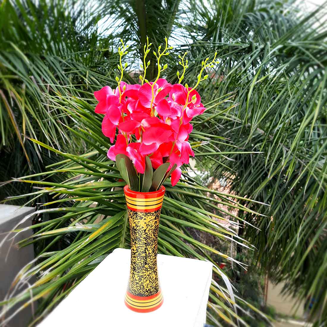 Artificial Flowers Bunch- Apkamart #color_Pink