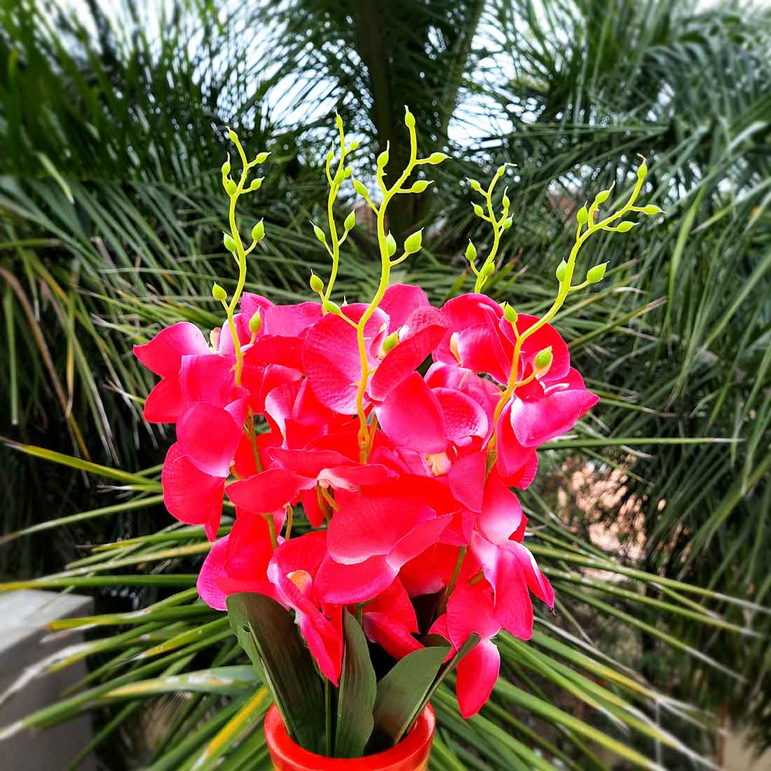 Artificial Flowers Bunch- Apkamart #color_Pink