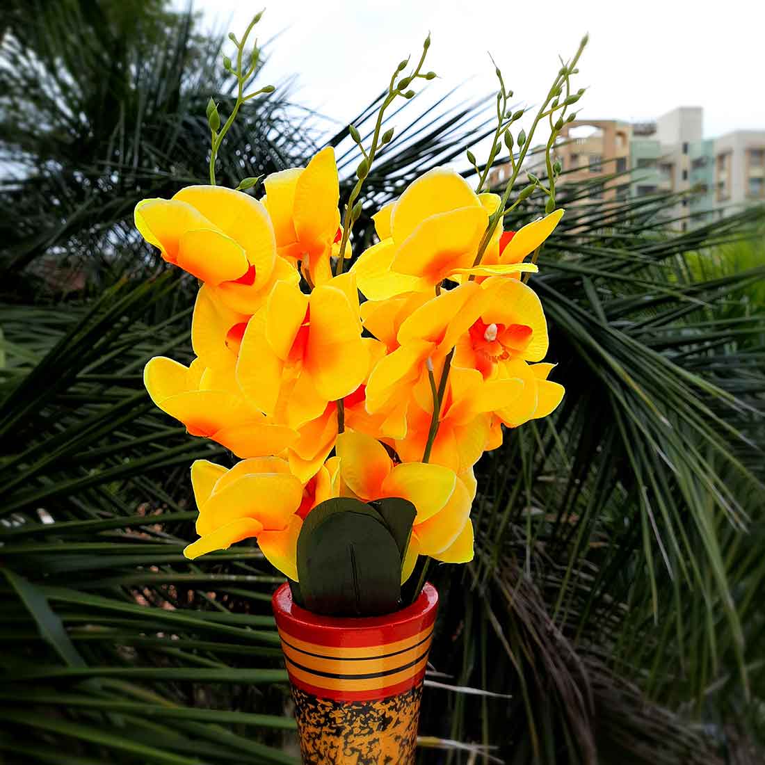 Artificial Flowers Bunch- Apkamart #color_Yellow