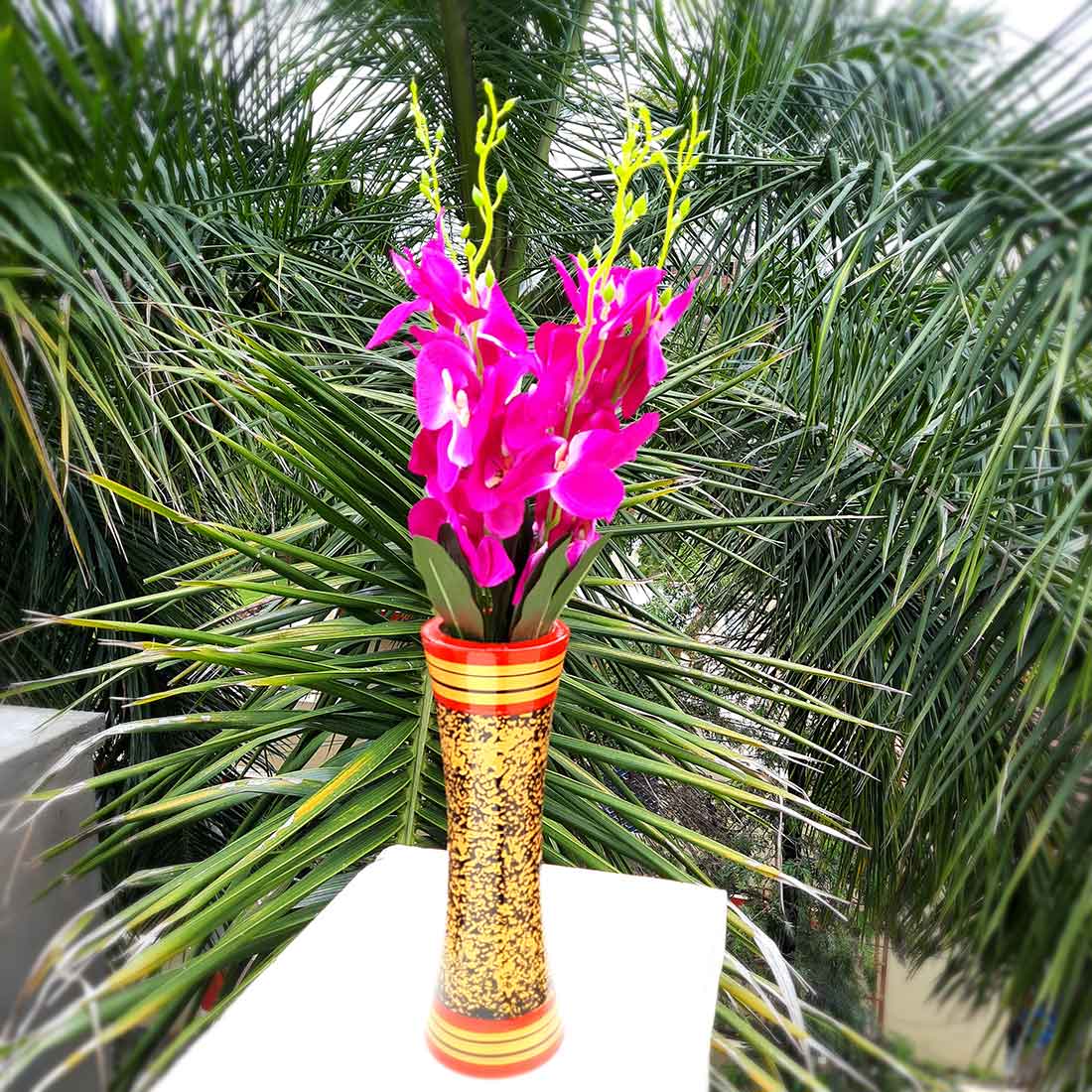 Artificial Flowers Bunch- Apkamart #color_Purple