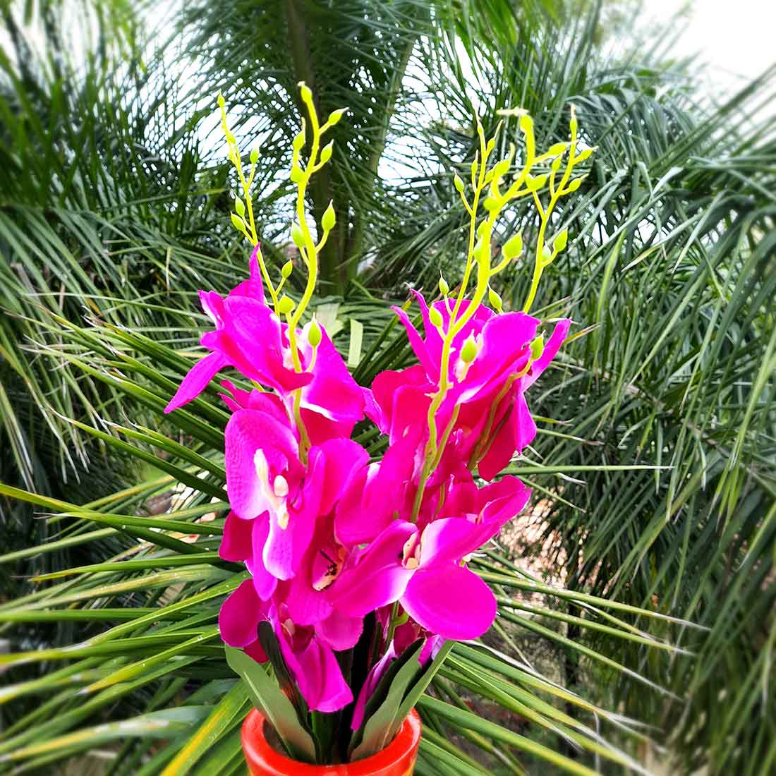 Artificial Flowers Bunch- Apkamart #color_Purple