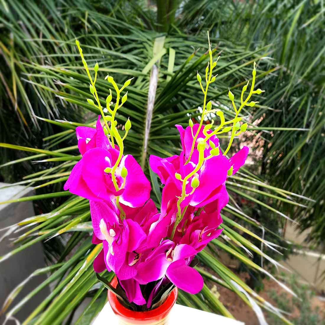 Artificial Flowers Bunch- Apkamart #color_Purple