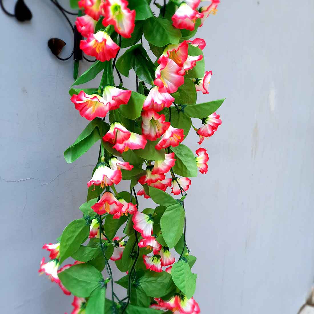 Artificial Wall Hanging Plants- Apkamart #color_Pink