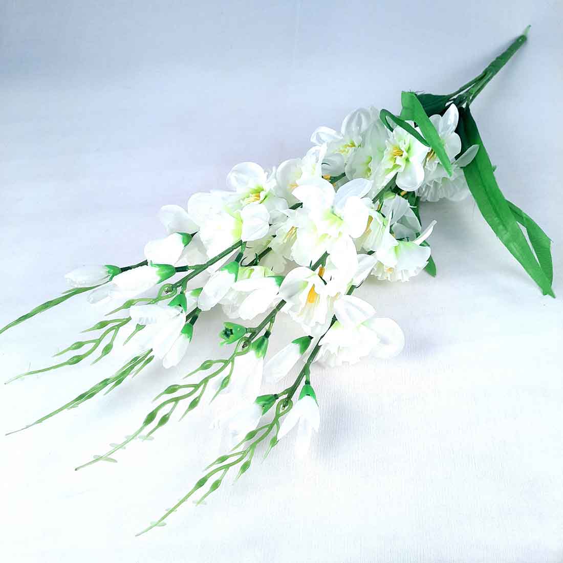 Artificial Flower Bouquet- Apkamart #color_White