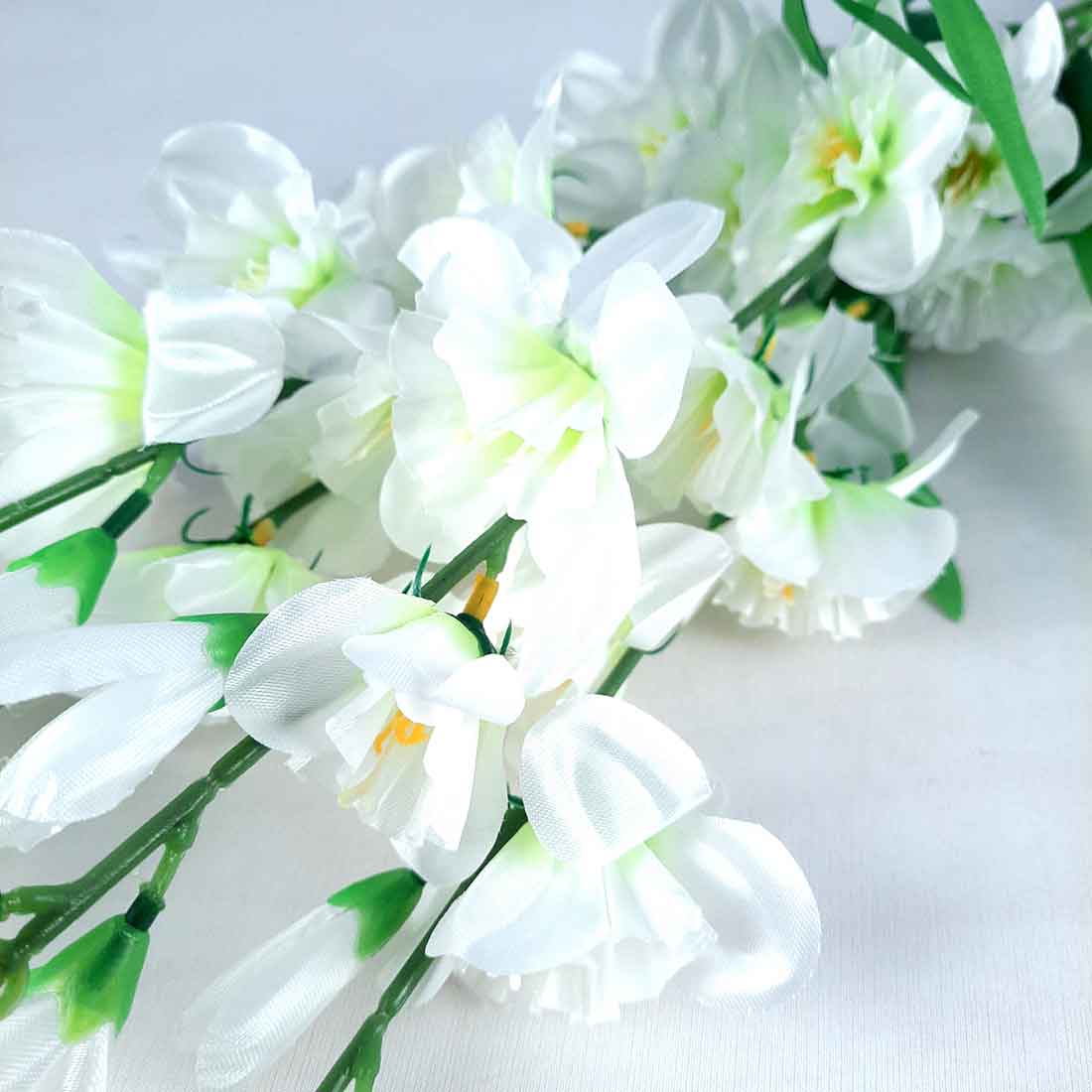 Artificial Flower Bouquet- Apkamart #color_White