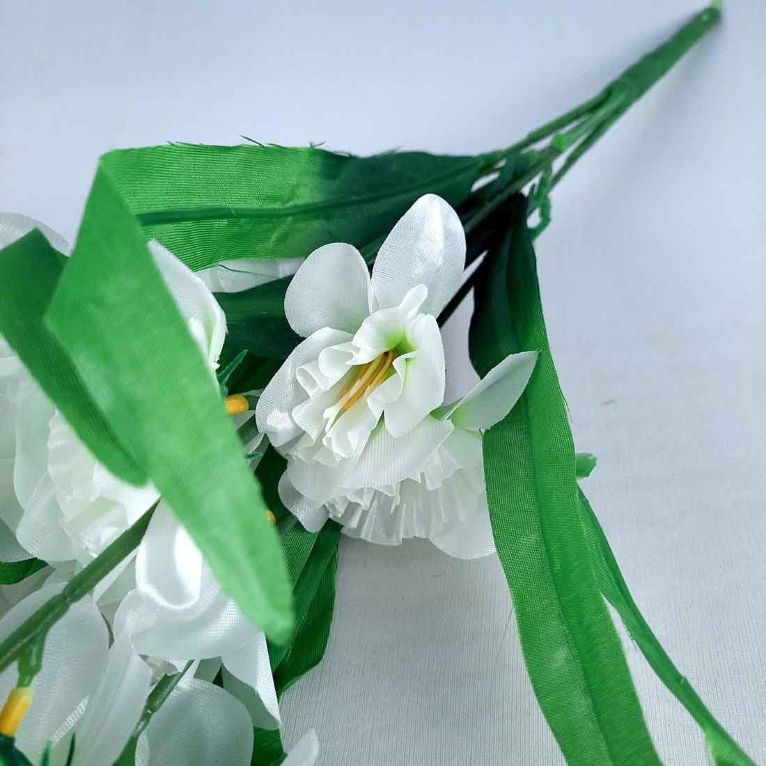 Artificial Flower Bouquet- Apkamart #color_White