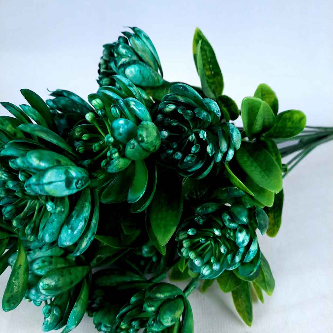 Artificial Flowers Bunch- Apkamart #color_Green
