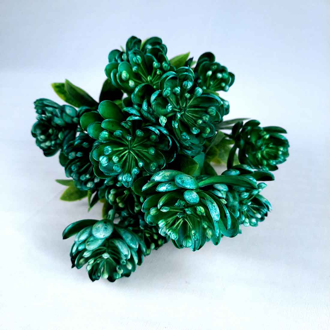 Artificial Flowers Bunch- Apkamart #color_Green