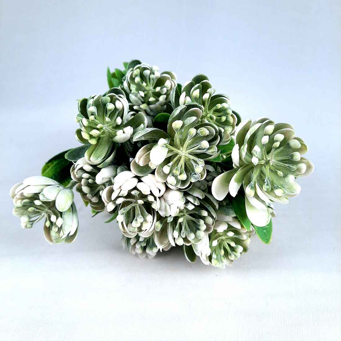 Artificial Flowers Bunch- Apkamart #color_White