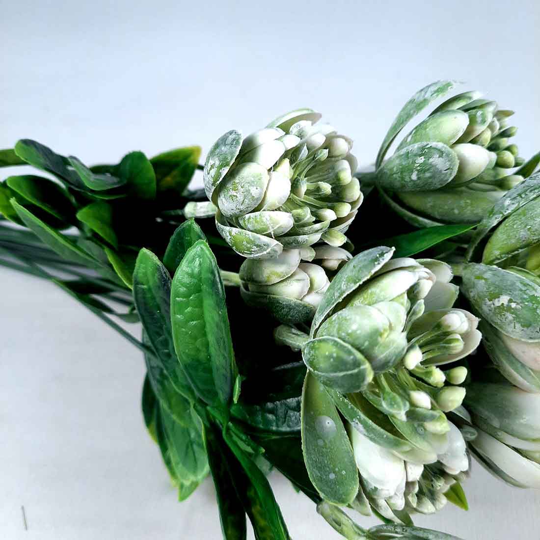 Artificial Flowers Bunch- Apkamart #color_White