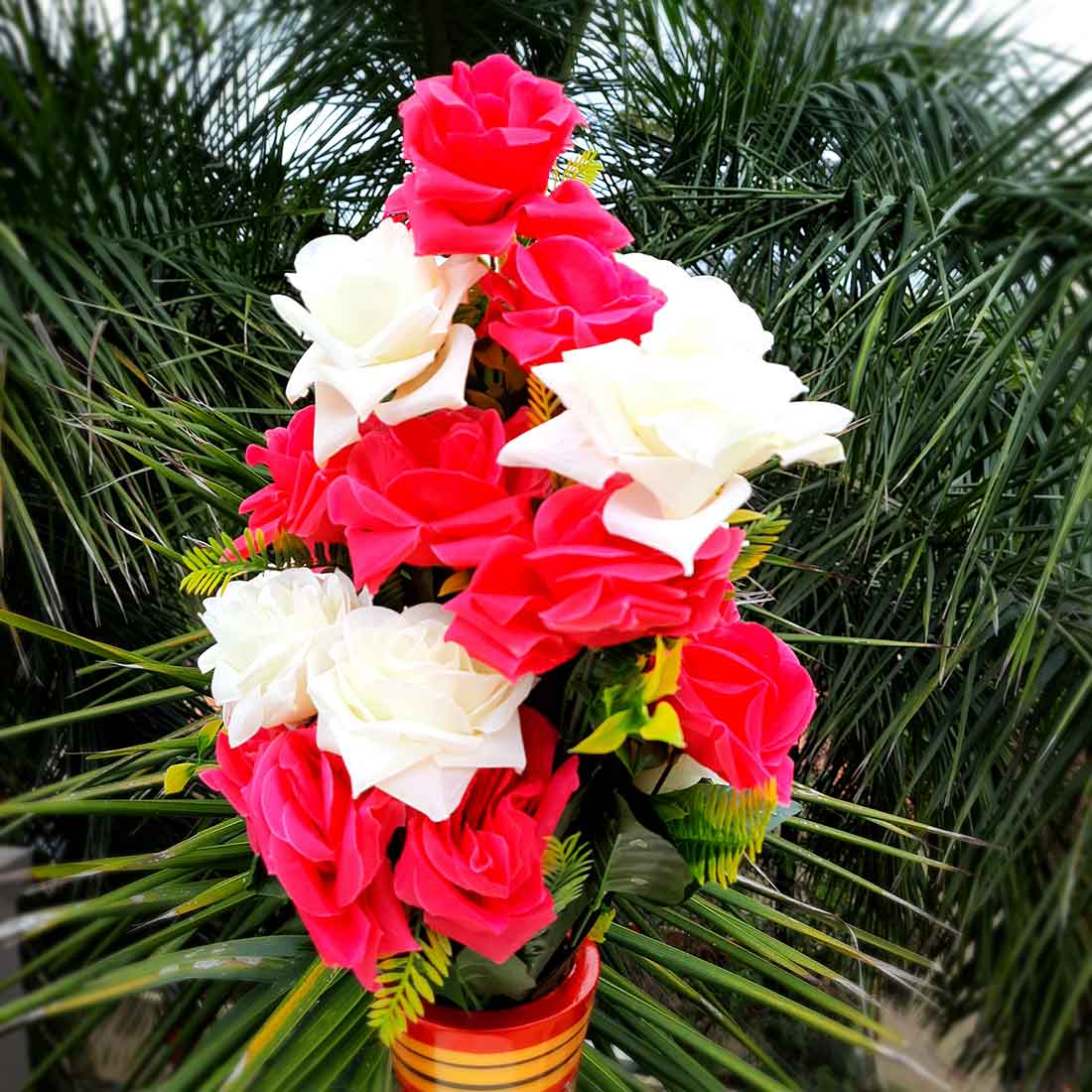 Artificial Flowers Bunch- Apkamart #color_Pink