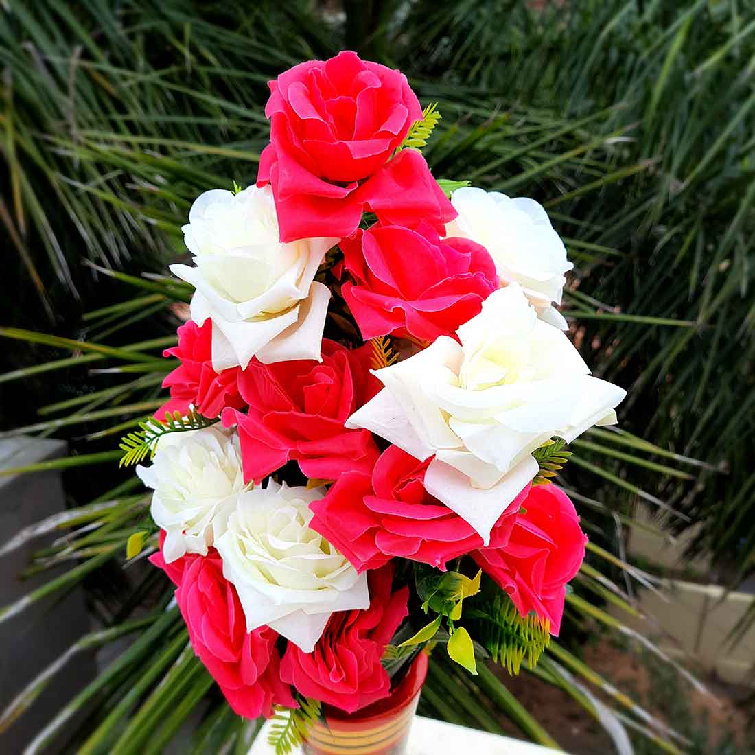 Artificial Flowers Bunch- Apkamart #color_Pink