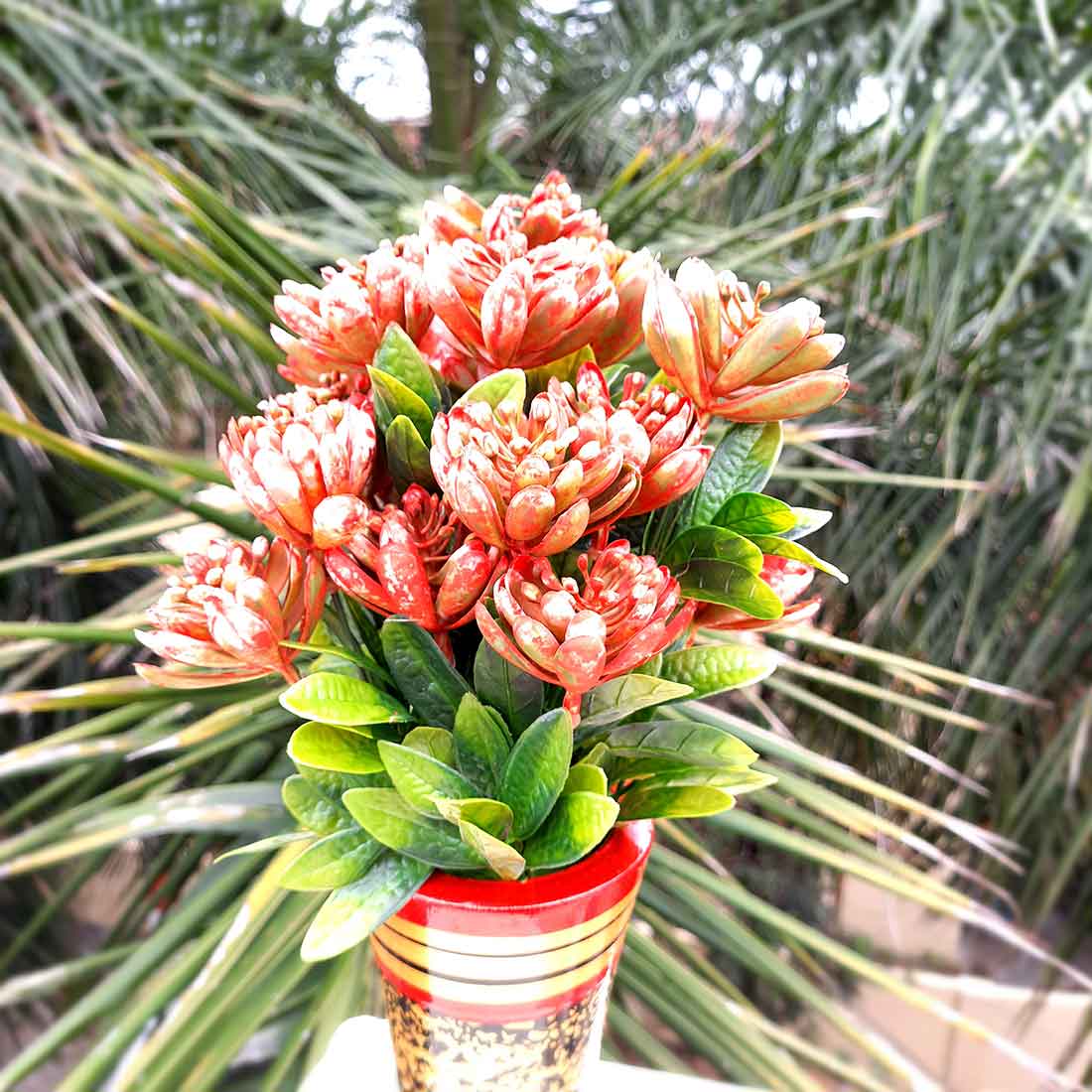 Artificial Flowers Bunch- Apkamart #color_Pink