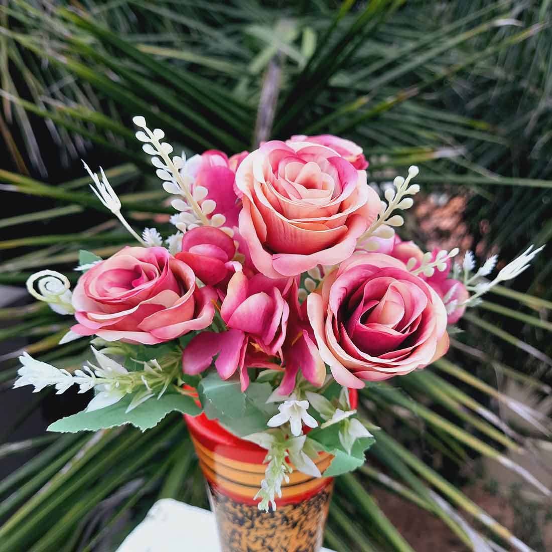 Artificial Flower Bouquet - For Vase & Table Décor - ApkaMart