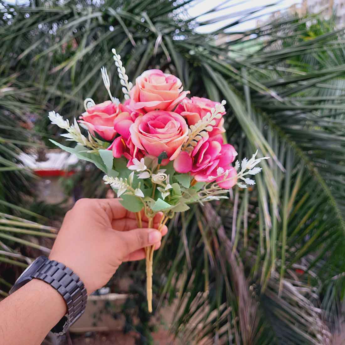 Artificial Flower Bouquet - For Vase & Table Décor - ApkaMart