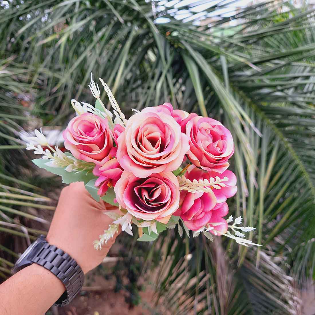 Artificial Flower Bouquet - For Vase & Table Décor - ApkaMart