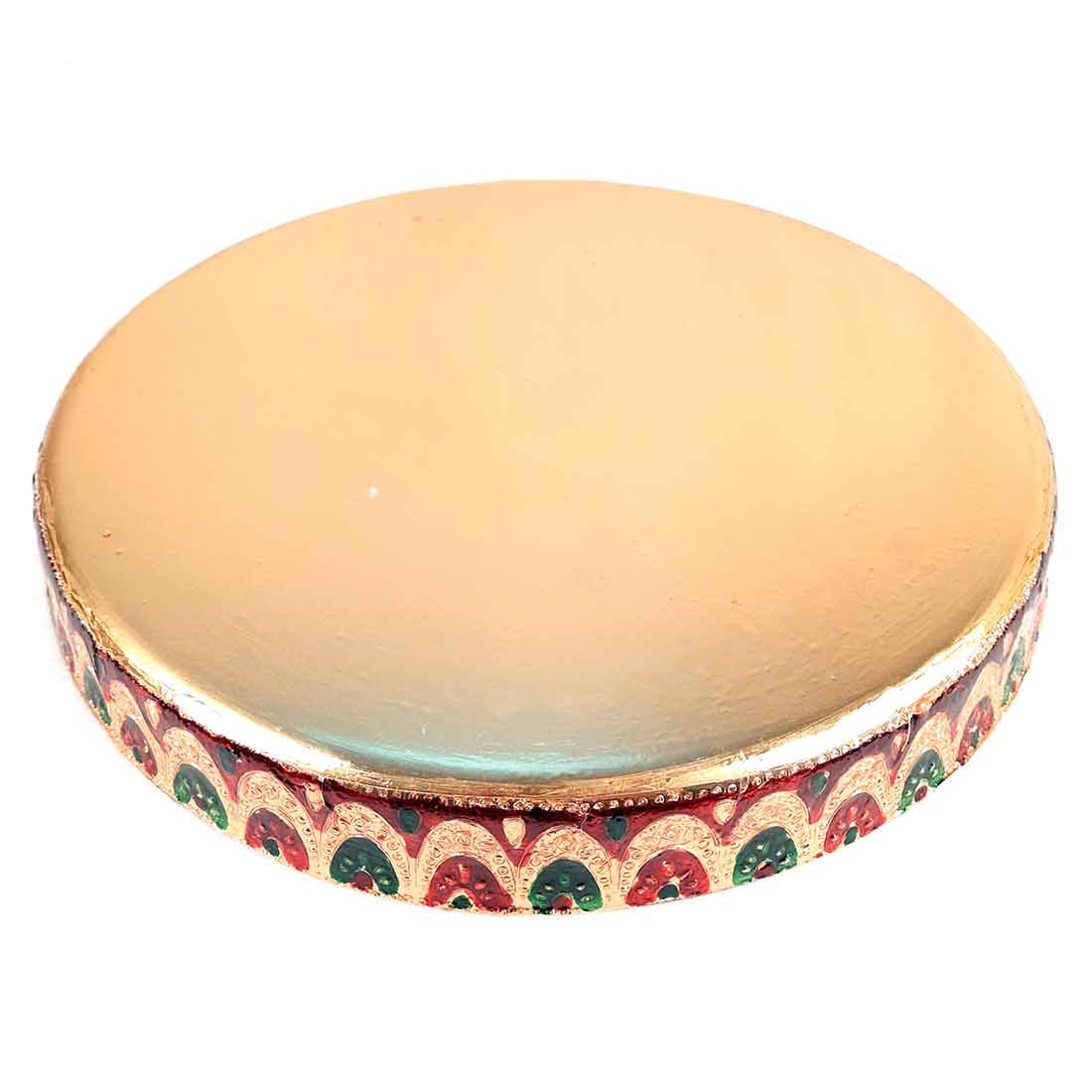 Aarti Thal - Meenakari Pooja Plate - For Pooja, Weddings & Festivals - 13 Inch - ApkaMart