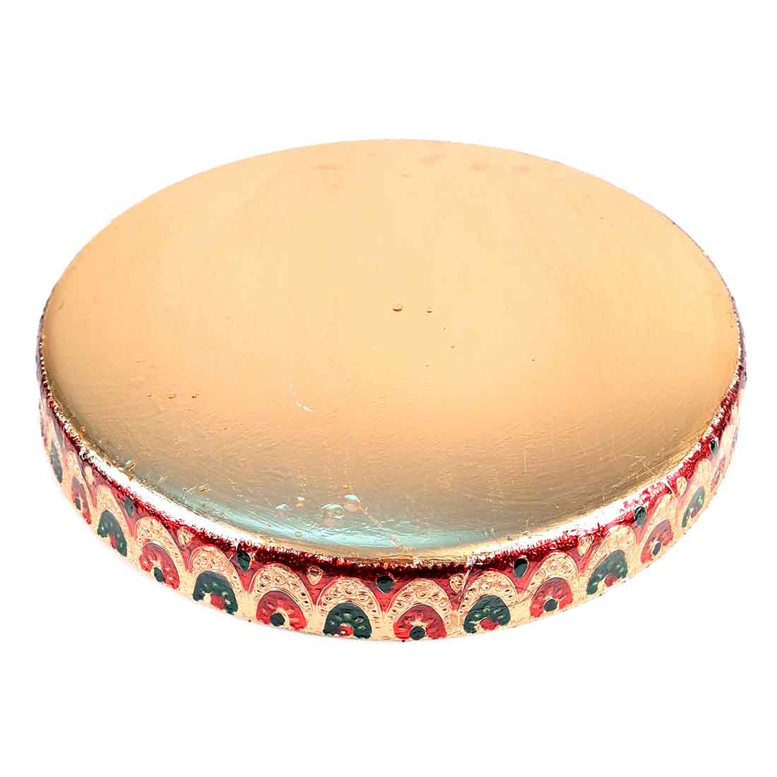 Meenakari Pooja Plate | Aarti Thali - For Pooja, Weddings & Festivals - 13 Inch - ApkaMart