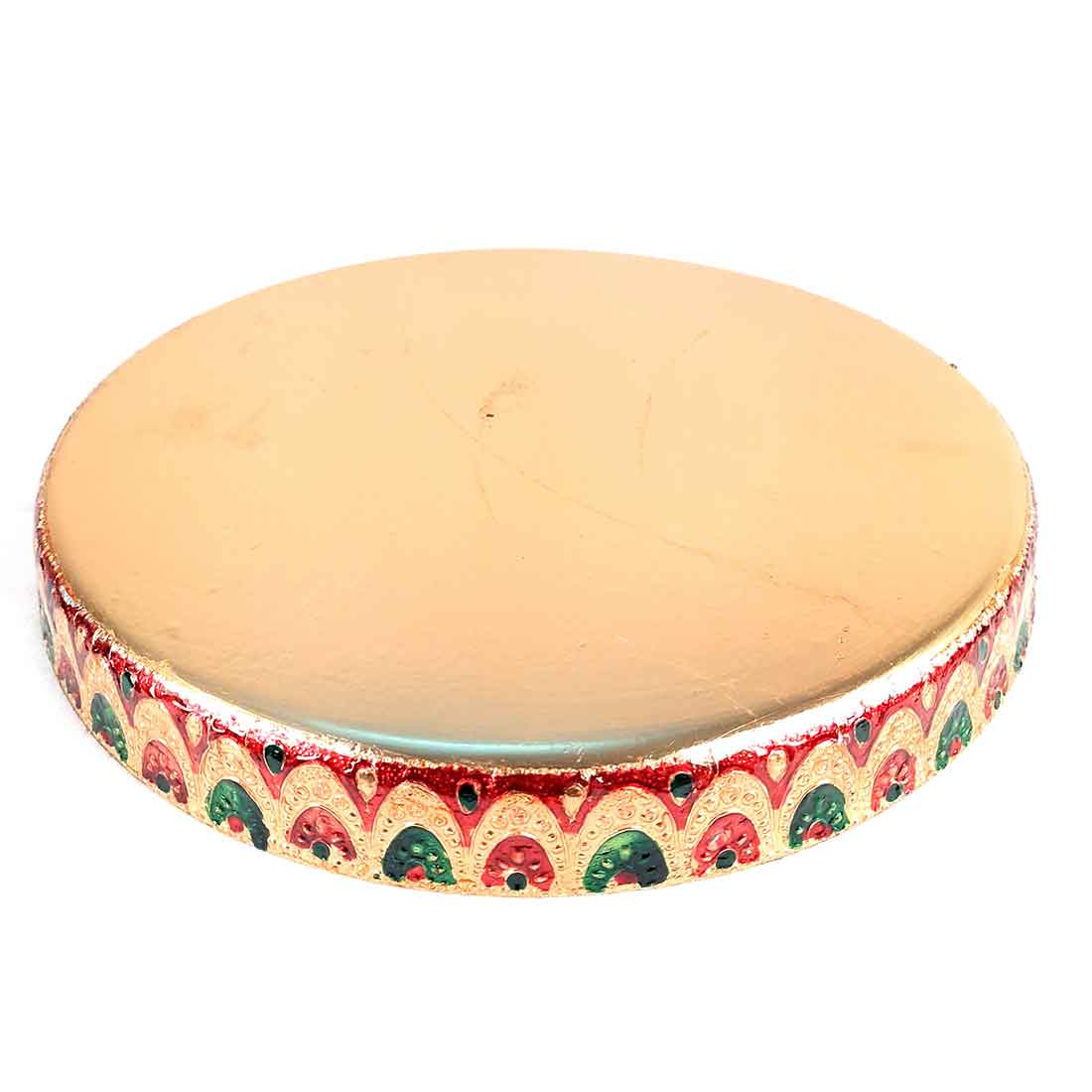 Pooja Plate | Aarti Thali - Ganesha Ji Design - For Pooja, Weddings & Festivals - 13 Inch - ApkaMart
