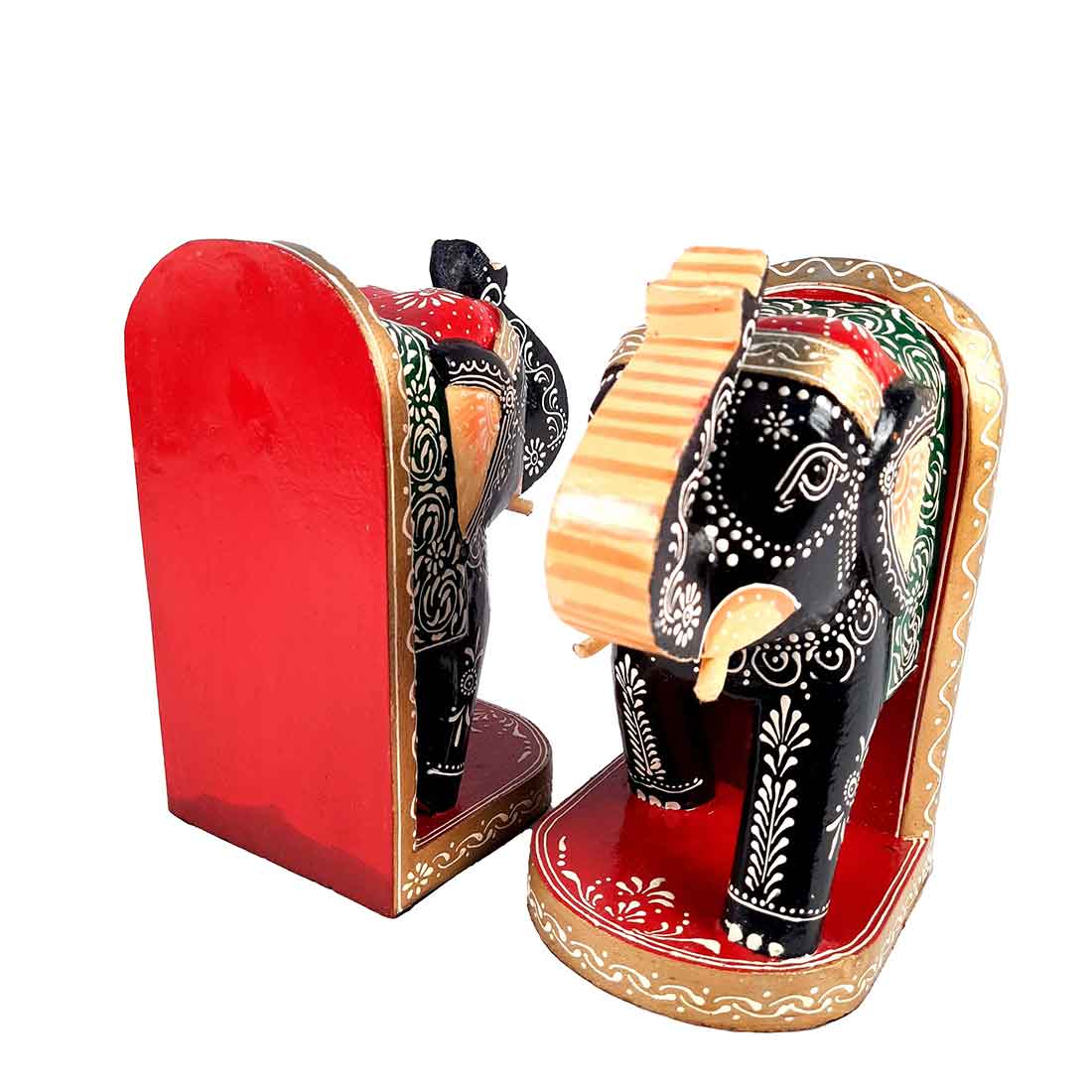 Elephant Design - Bookend for Office Decor - Book Shelf & Home Decor - 9 Inch - ApkaMart