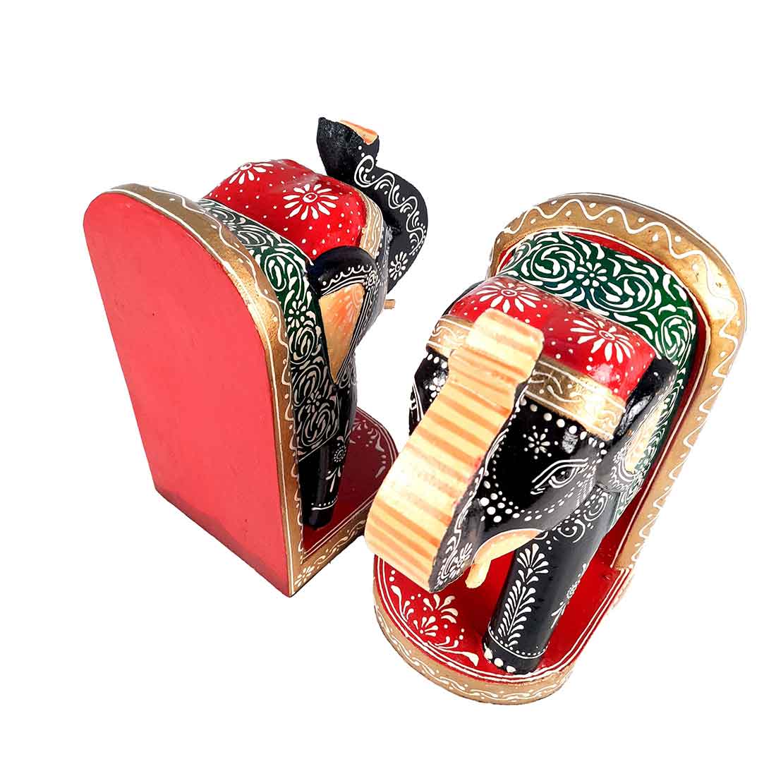 Elephant Design - Bookend for Office Decor - Book Shelf & Home Decor - 9 Inch - ApkaMart