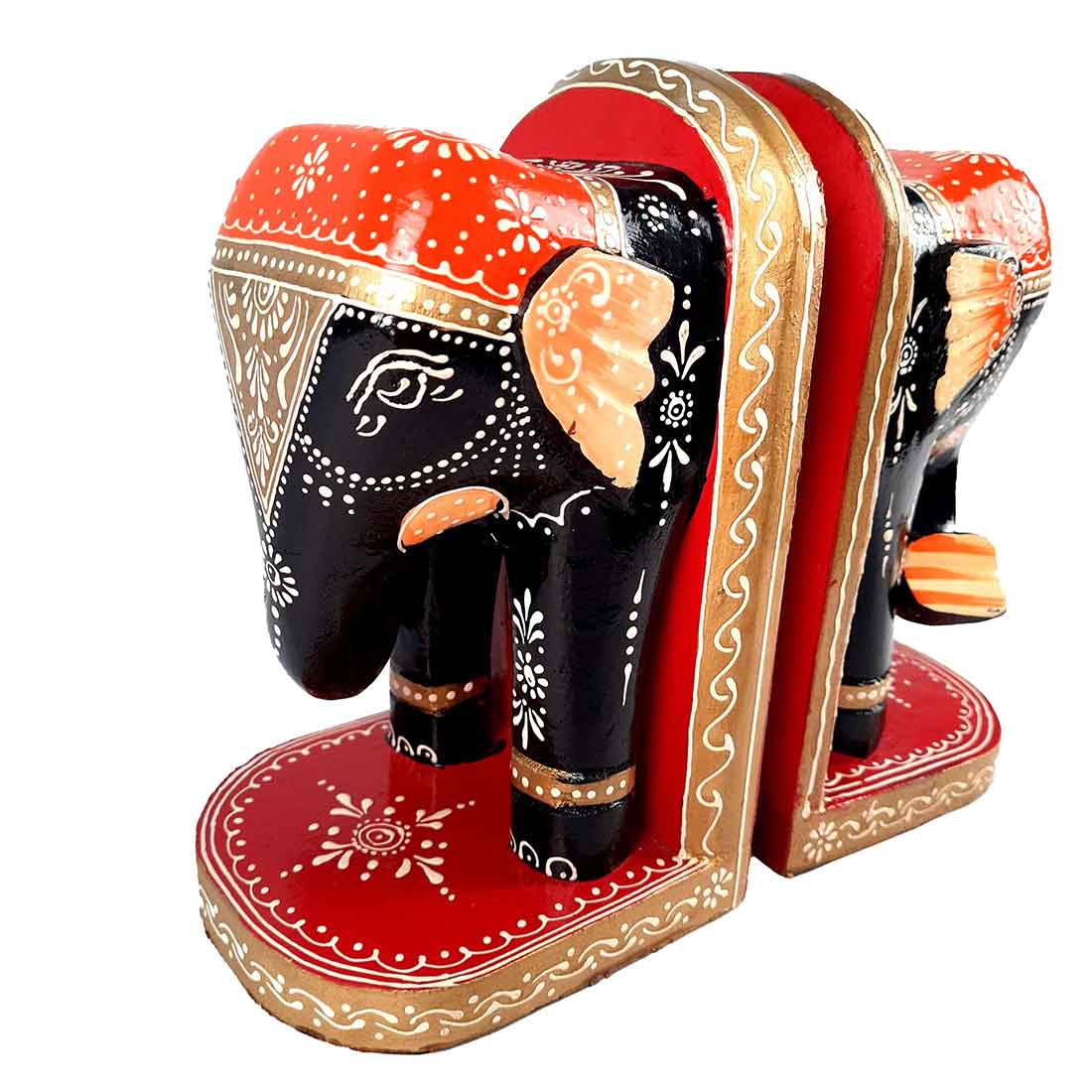 Elephant Design - Bookend for Office Decor - Book Shelf & Home Decor - 9 Inch - ApkaMart