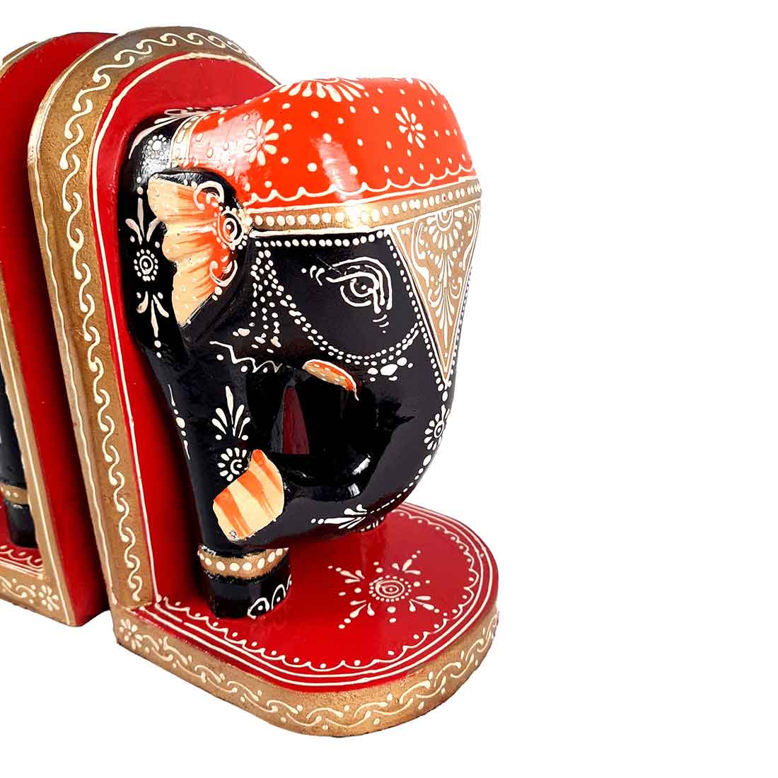 Elephant Design - Bookend for Office Decor - Book Shelf & Home Decor - 9 Inch - ApkaMart