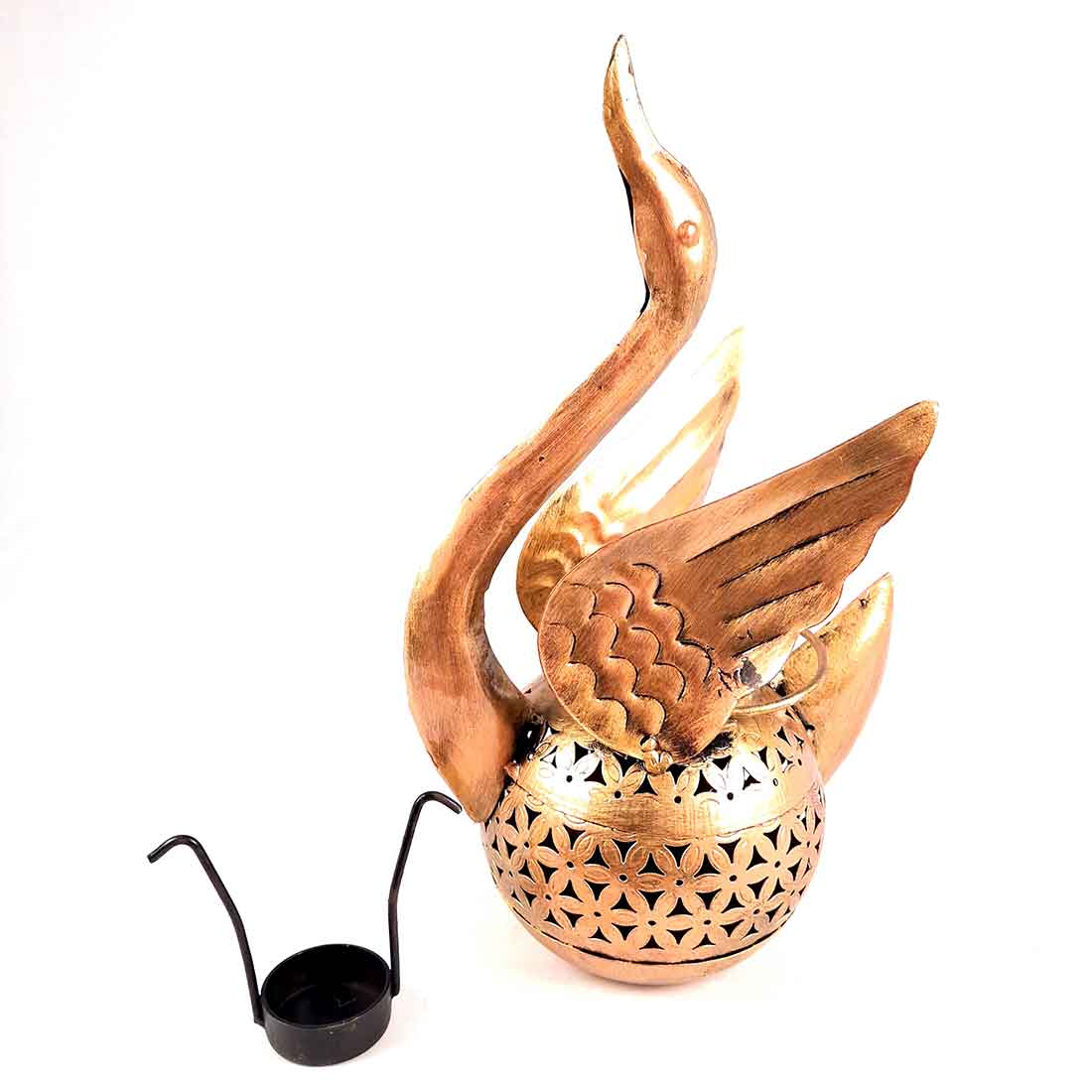 T Light Holder | Tea Light Candle Stand - Bird Design - 13 Inch - ApkaMart