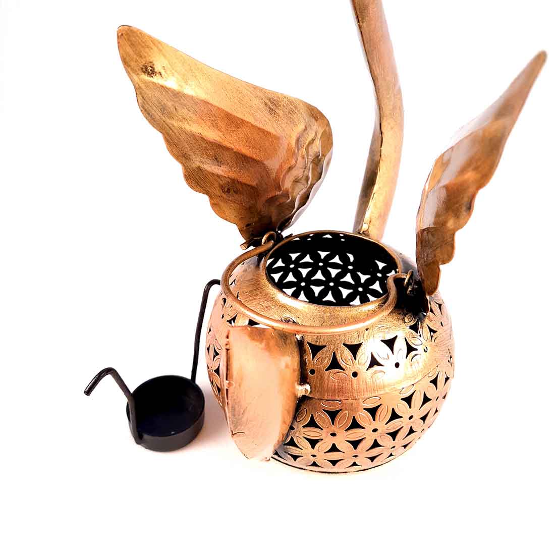 T Light Holder | Tea Light Candle Stand - Bird Design - 13 Inch - ApkaMart