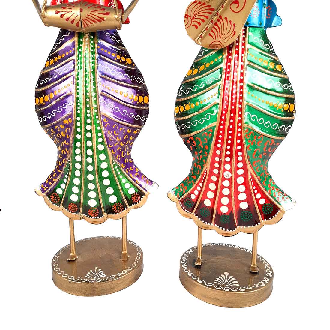 Musician Showpiece - Metal Figurines - For Table Decor & Living Room - 19 Inch - Set of 3 - ApkaMart