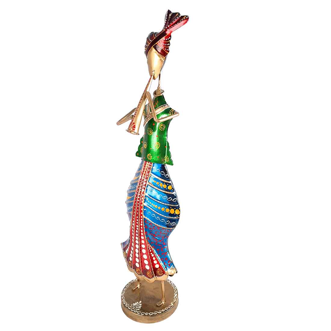 Musician Showpiece - Metal Figurines - For Table Decor & Living Room - 19 Inch - Set of 3 - ApkaMart