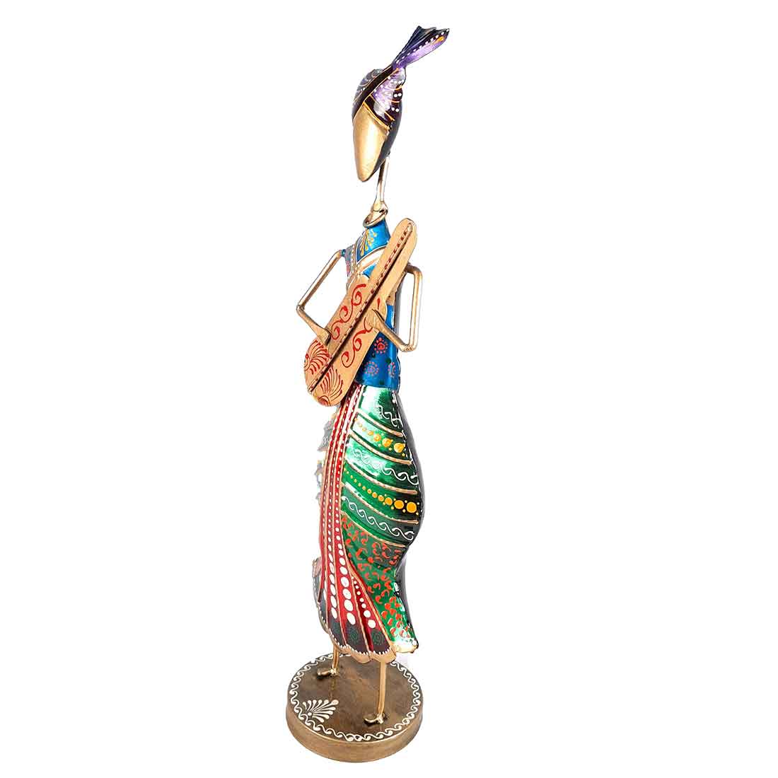 Musician Showpiece - Metal Figurines - For Table Decor & Living Room - 19 Inch - Set of 3 - ApkaMart