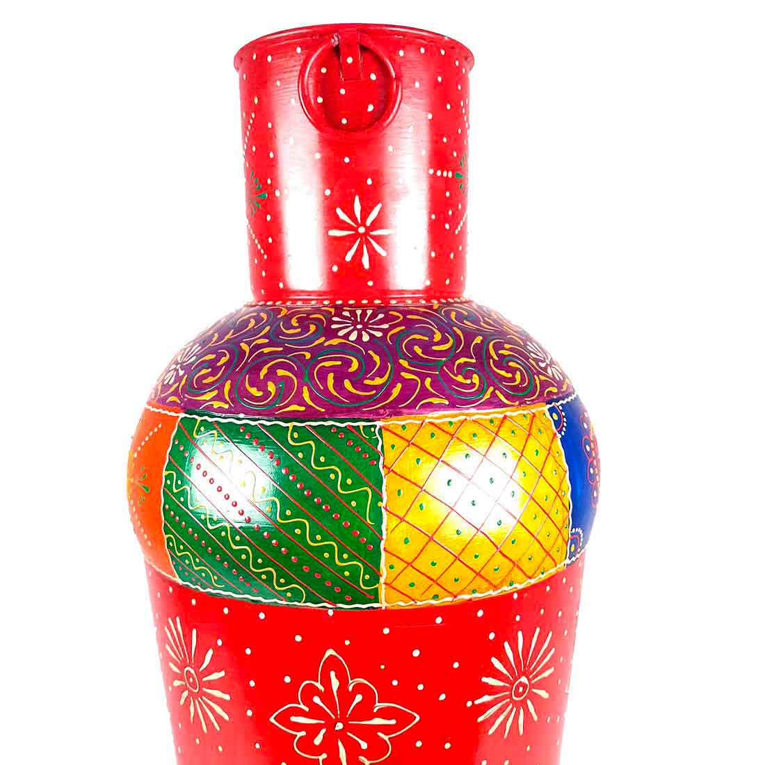 Corner Big Flower Vase | Big Flower Pot - for Living Room - 30 Inch - ApkaMart