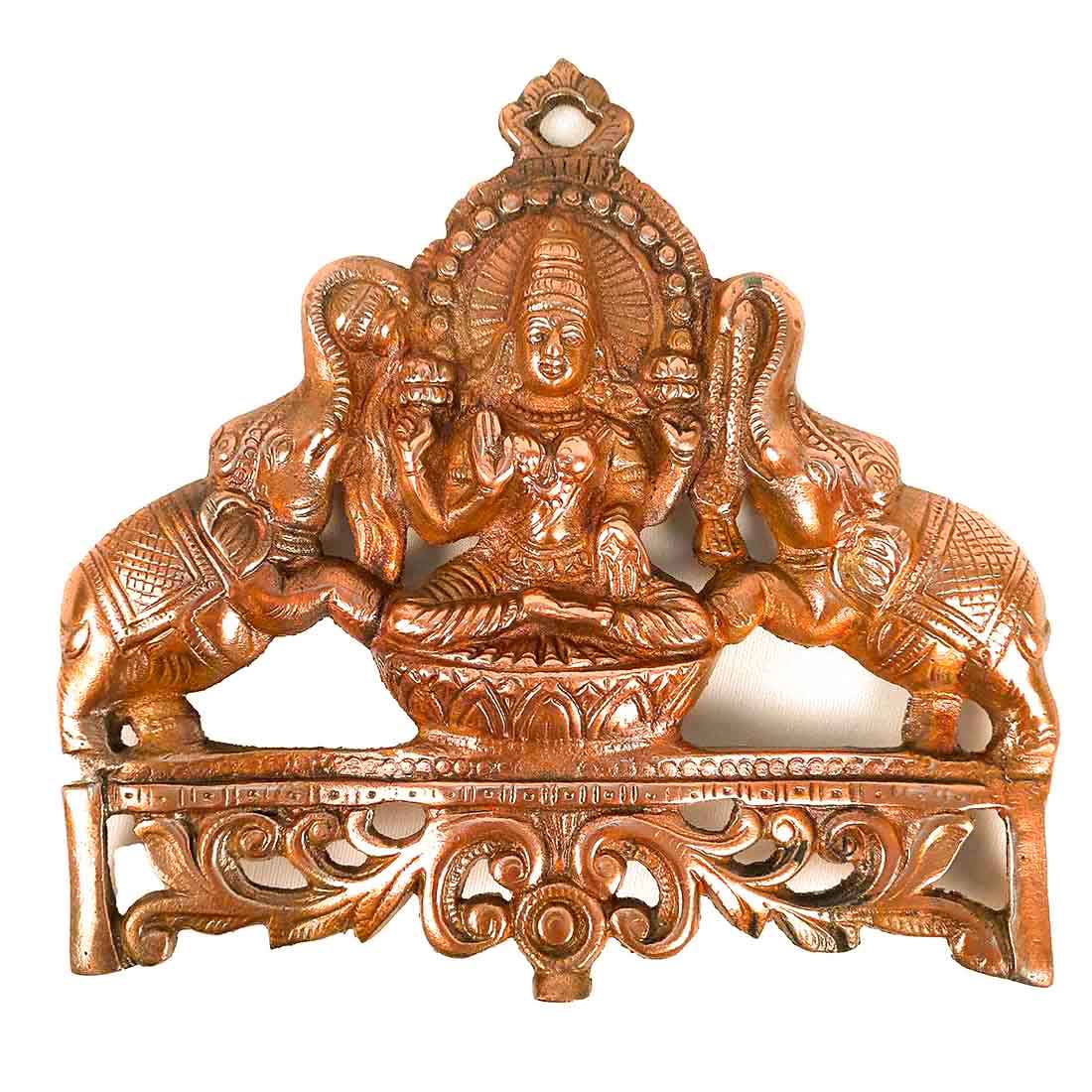 Goddess Laxmi Ji Wall Hanging - Lakshmi Wall Decor - For Puja & Home Decor - 9 Inch - ApkaMart