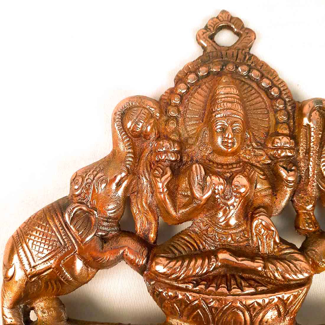 Goddess Laxmi Ji Wall Hanging - Lakshmi Wall Decor - For Puja & Home Decor - 9 Inch - ApkaMart