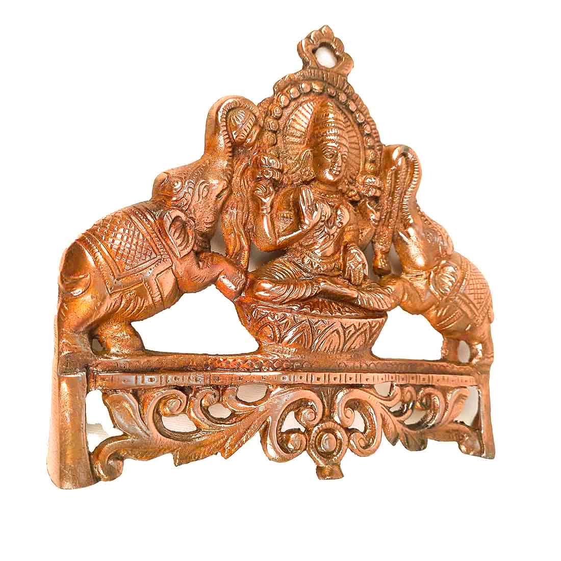 Goddess Laxmi Ji Wall Hanging - Lakshmi Wall Decor - For Puja & Home Decor - 9 Inch - ApkaMart