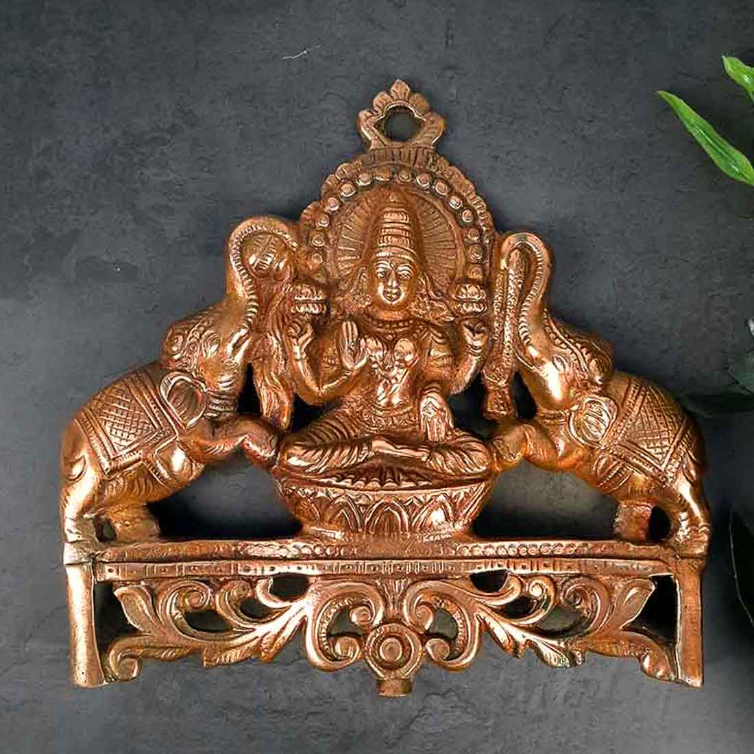 Goddess Laxmi Ji Wall Hanging - Lakshmi Wall Decor - For Puja & Home Decor - 9 Inch - ApkaMart