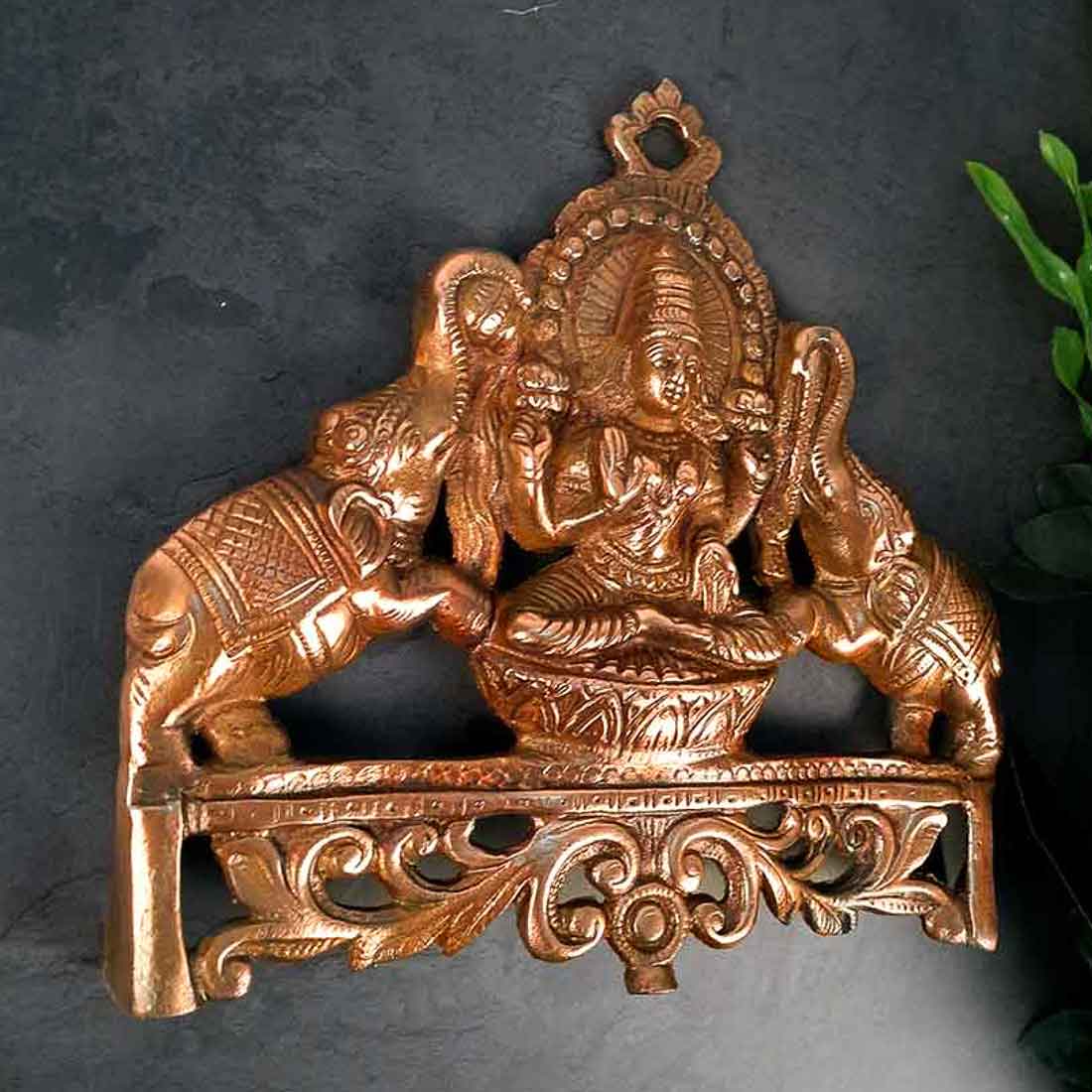 Goddess Laxmi Ji Wall Hanging - Lakshmi Wall Decor - For Puja & Home Decor - 9 Inch - ApkaMart