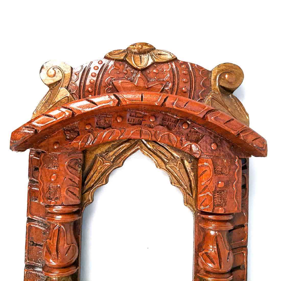 Jharokha - Wood Wall Decor - 16 Inch - ApkaMart