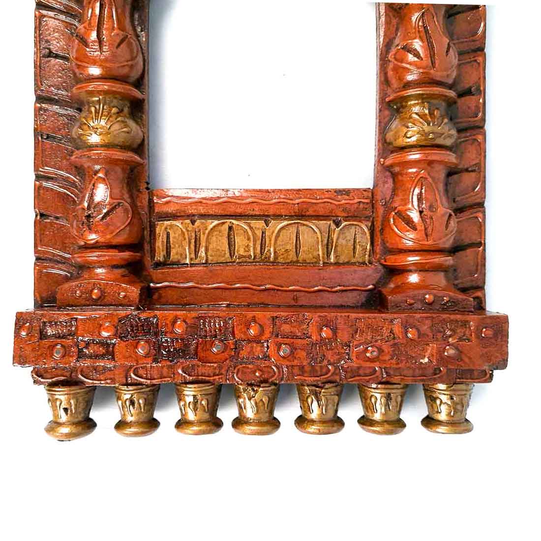 Jharokha - Wood Wall Decor - 16 Inch - ApkaMart
