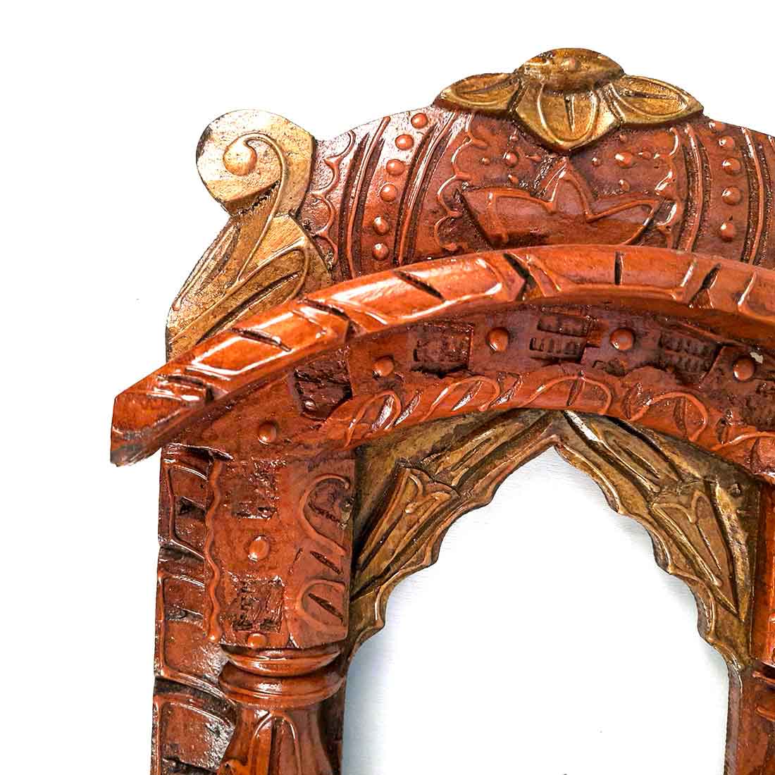 Jharokha - Wood Wall Decor - 16 Inch - ApkaMart
