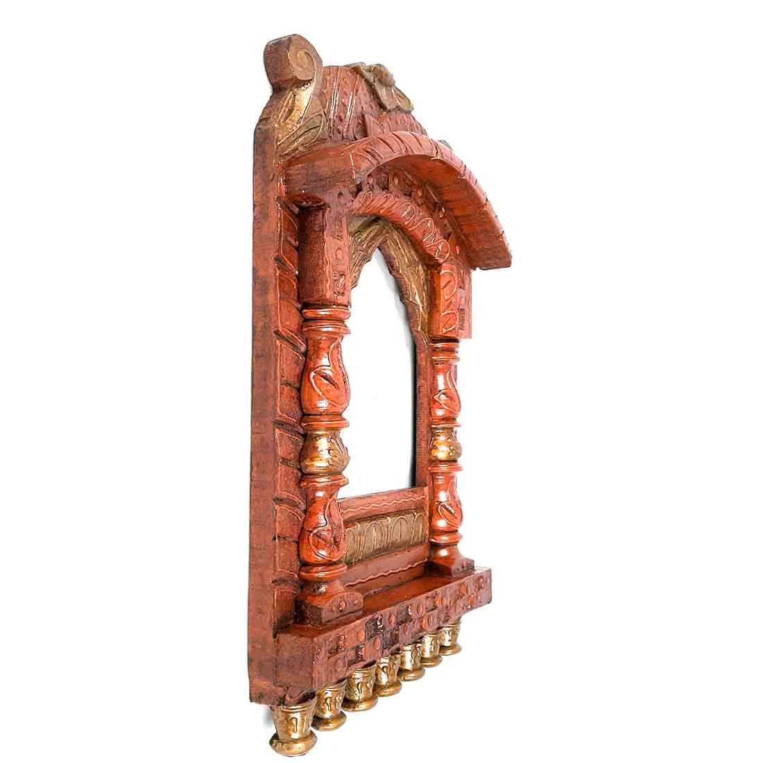 Jharokha - Wood Wall Decor - 16 Inch - ApkaMart