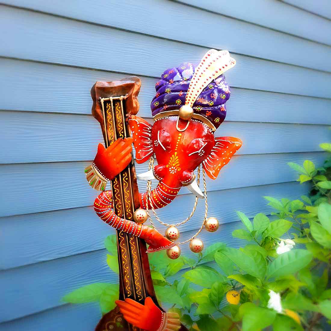 Ganesh Showpiece - Decorative Showpiece for Table & Office Decor - 20 Inch - ApkaMart #Color_Red