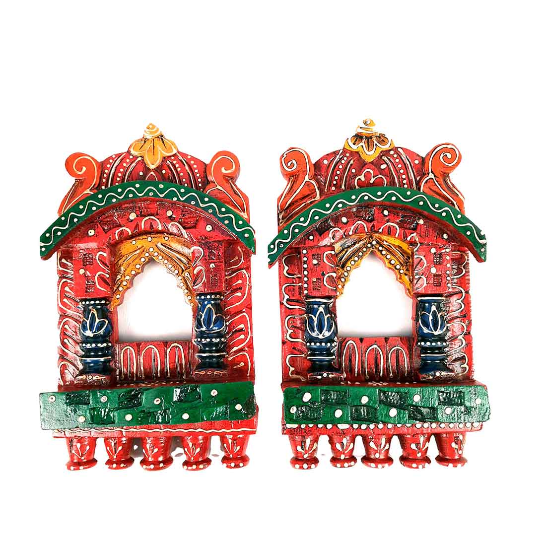 Jharokha Wall hanging - For Home Decor & Gifts - 10 Inch- Apkamart #style_Pack of 2