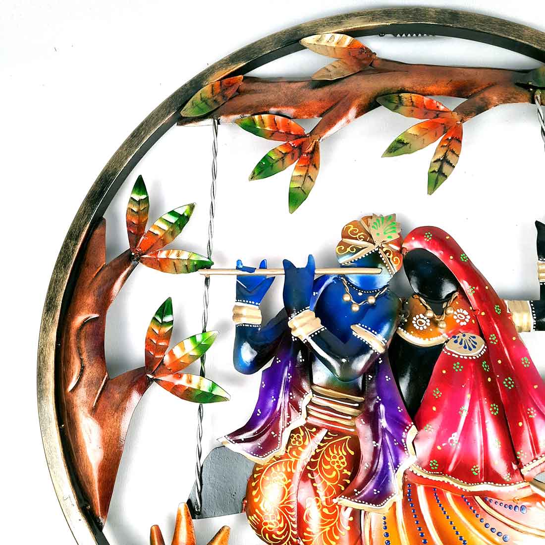 Radha Krishna Backlit Wall Hanging - Apkamart