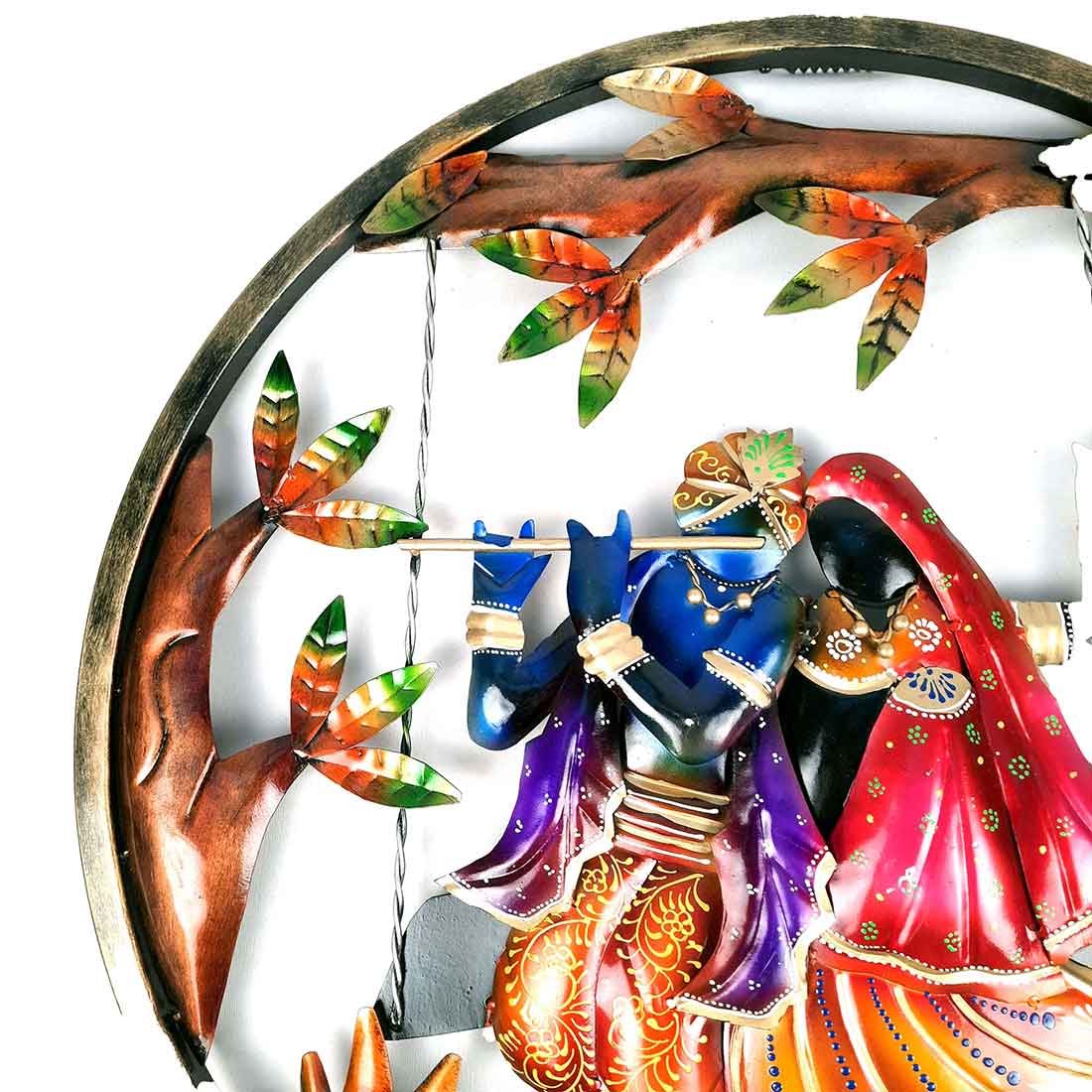 Radha Krishna Backlit Wall Hanging - Apkamart